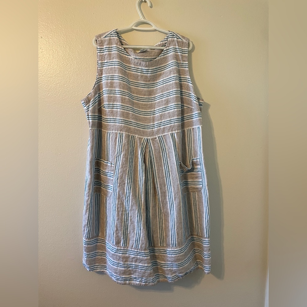 J. Jill Linen 3x Dress Plus